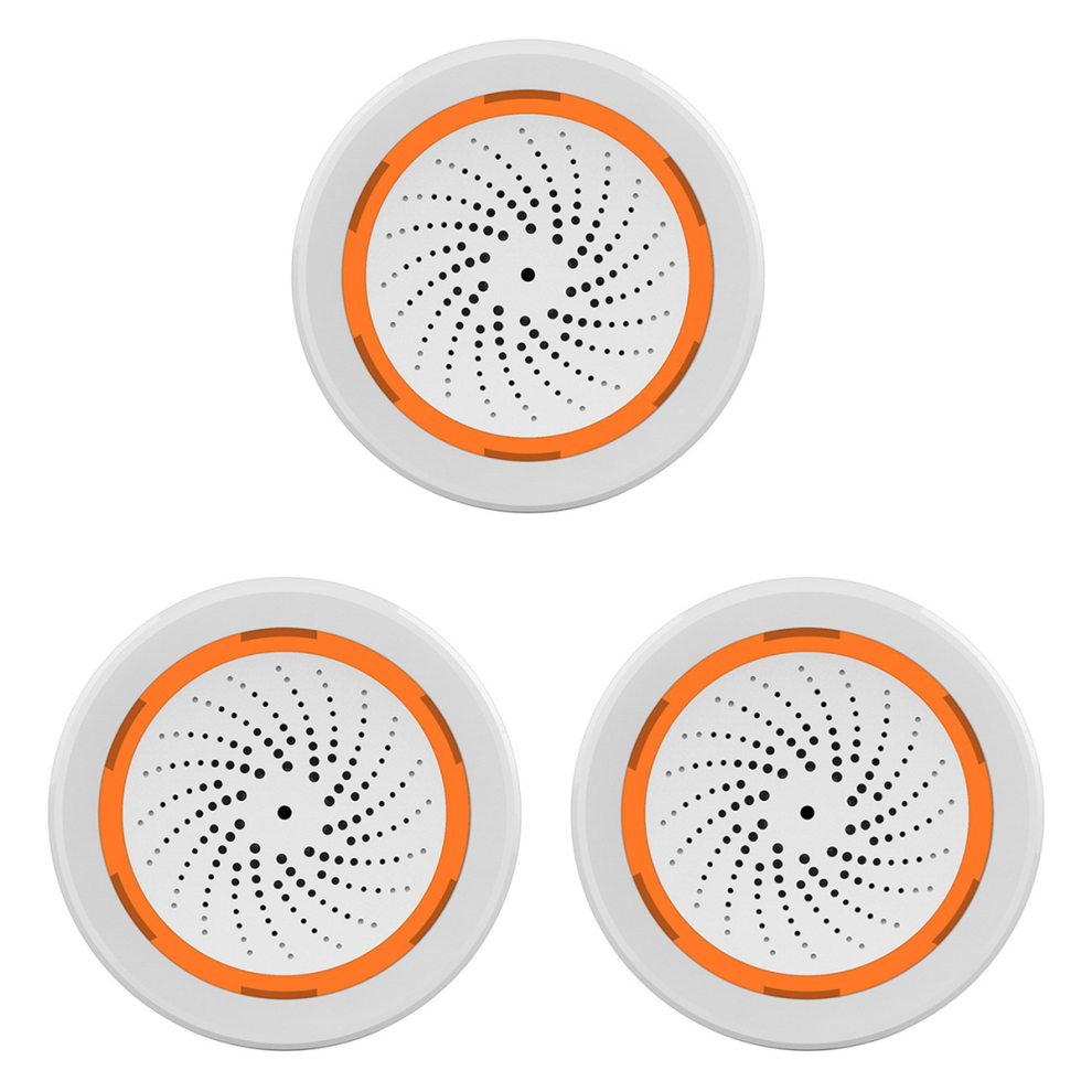 Zigbee Neo 90Db Sound And Light Sensor Tuya Smart Life Built-In Siren 4711777513131