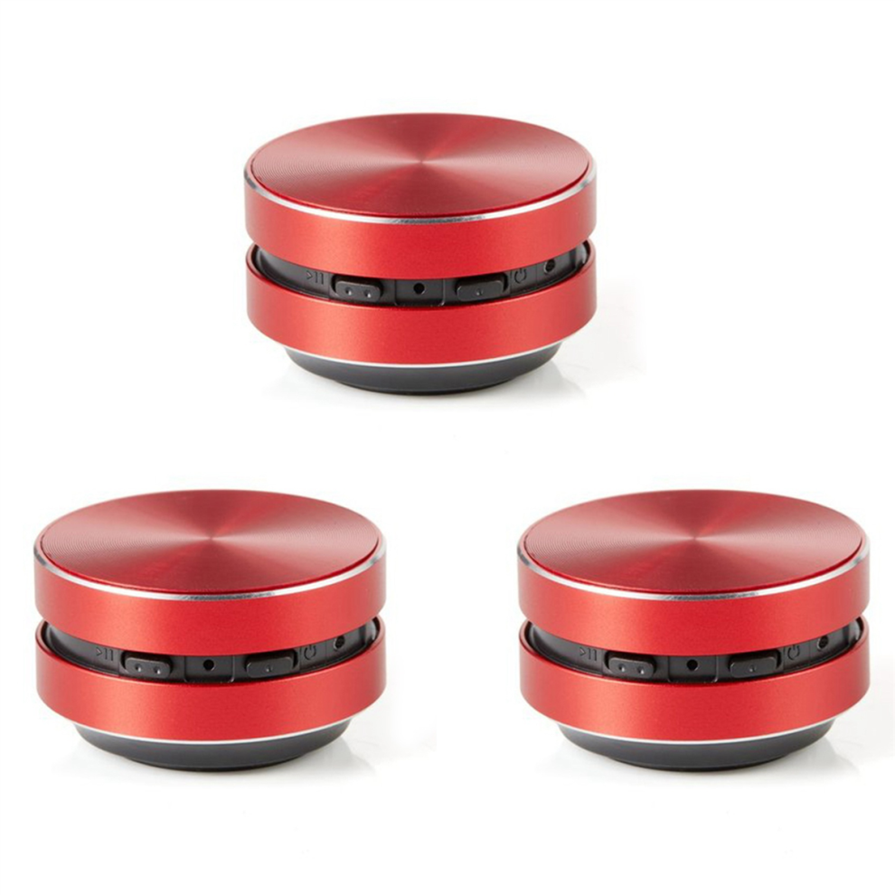 Compatible Bone Conduction Stereo Sound Bluetooth Speaker(Red) Red 4711777514916