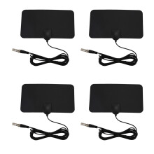 Flache HD Digital Indoor Zoom TV Antenne HDTV 50 Mile TVFox VHF UHF DVB