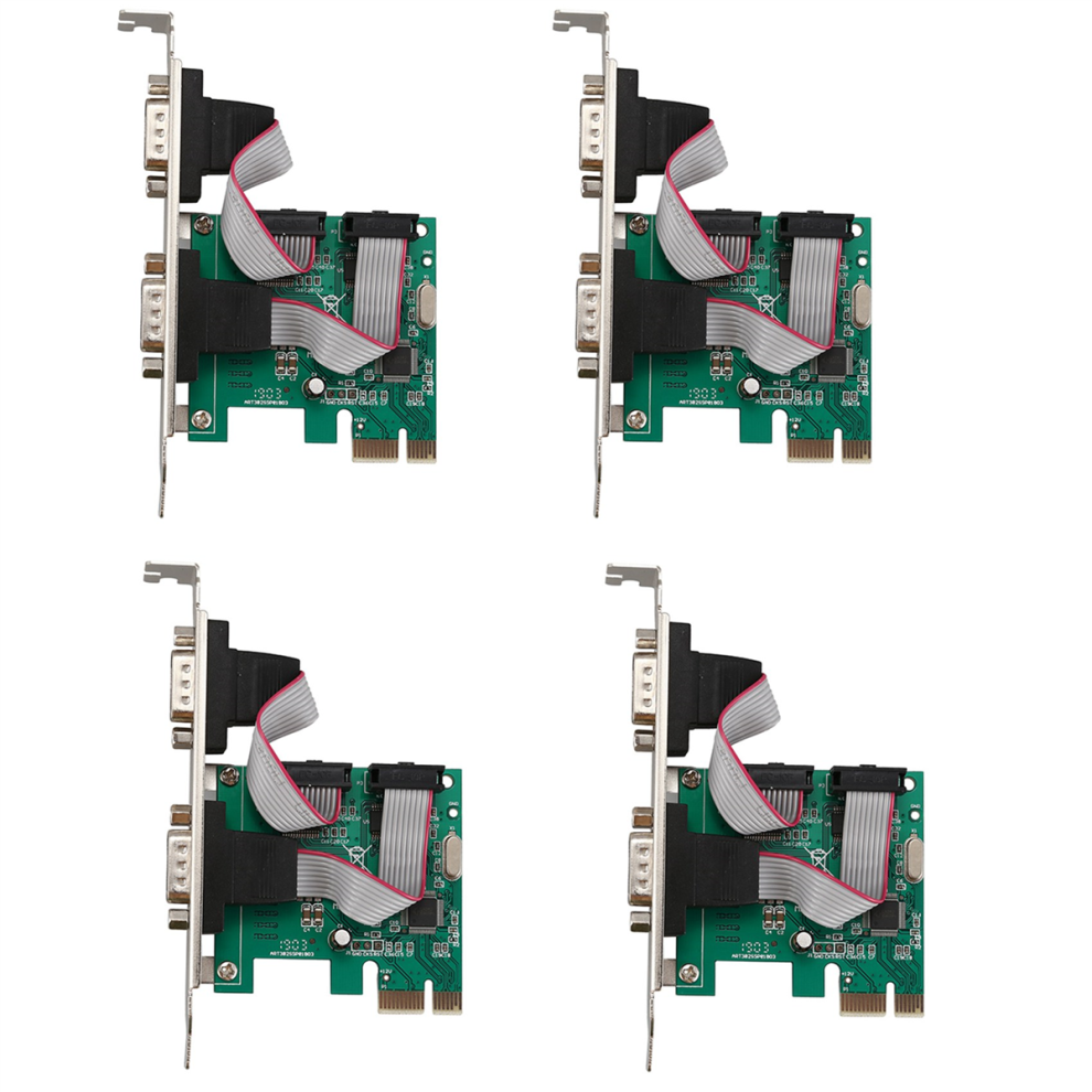 Pci-E Pci Express Dual Serial Db9 Rs232 Controller Adapter Card 4711777518761