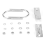 Pole Mount Bracket for LPDA Outdoor Antenna with U-Bolt 7