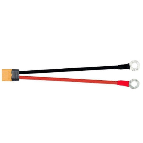 ELFCULB, cavo terminale XT60 a O Ring, cavo connettore XT60 maschio a O Ring da 12 AWG con filo puro stagnato per batteria RC, alimentazione solare portatile, stazione di alimentazione e pannello