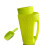 Practical hand spreader for efficient distribution, hand spreader for manure and sowing, ABS hand spreader, green 1