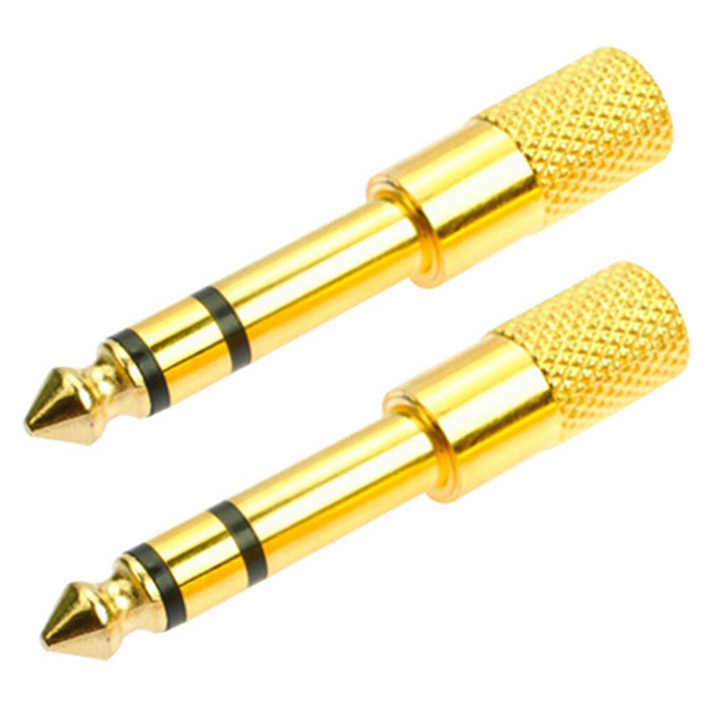 Audio Jack Adapter Konverter Stereo Stecker Buchse(Golden) Golden 4711777524588