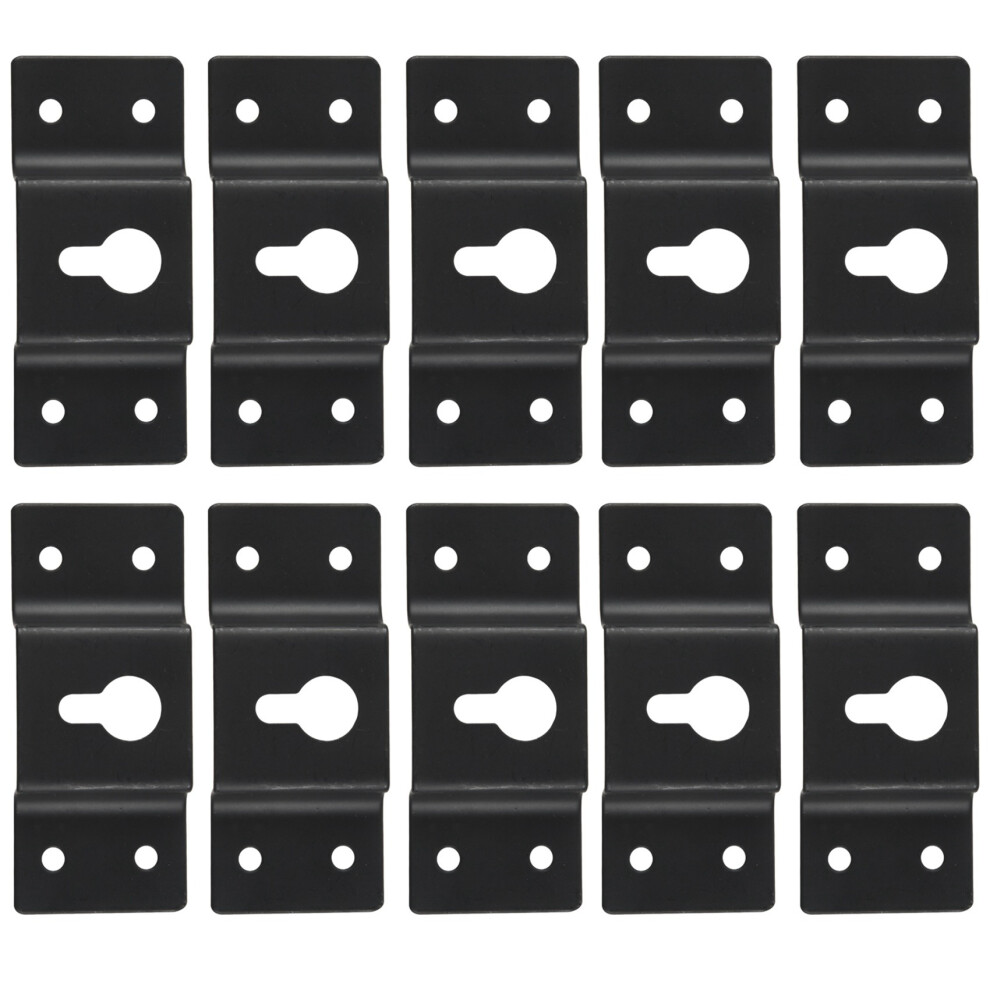 DIY Audio Sound Box Speaker Wall Mount Iron Hook Hanger Plate 10PCS-image-OPC-PJ5BXD9-NEW