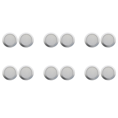 Ceiling Speaker Grille, 4-Inch Embedded Audio Speaker Grille(Silver)