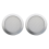 Ceiling Speaker Grille, 4-Inch Embedded Audio Speaker Grille(Silver) 2