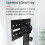 Rotatable 35mm Mount Tripod Pole DJ Speaker Stand Adapter Top Cap 5