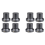Speaker Isolation Stand Lead Alloy Adjustable Tray Pad Black 1