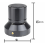 Speaker Isolation Stand Lead Alloy Adjustable Tray Pad Black 4