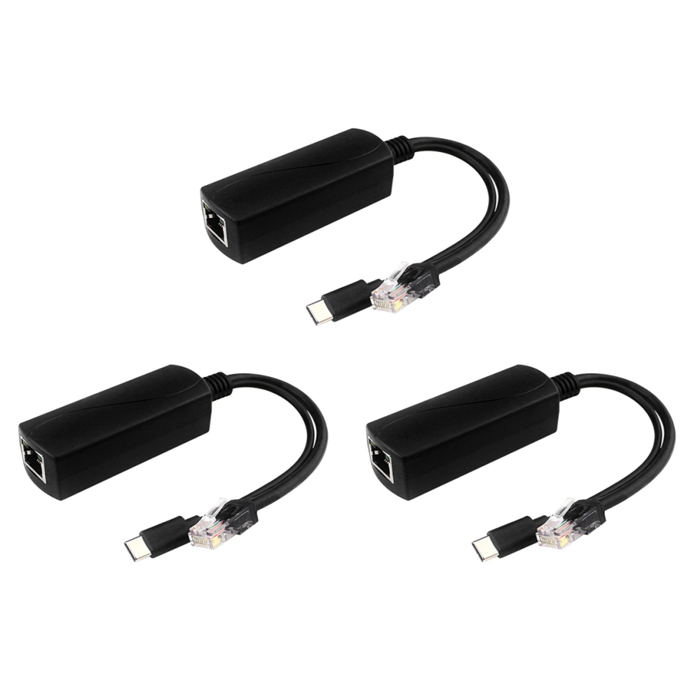 Gigabit Poe Splitter 5V3a 1000Mbps Type-C Power Over Ethernet 4711777525837