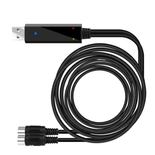 USB MIDI Cable Converter for PC to Piano Keyboard in Studio 6.5Ft 2