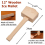 Eishammer und Eisbeutel – Holzhammer und Baumwoll-Leinenbeutel für Eis 3