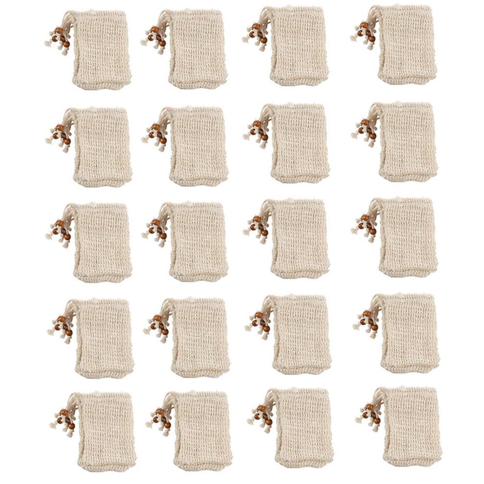 5 Pack Exfoliating Soap Bag Natural Soap Saver