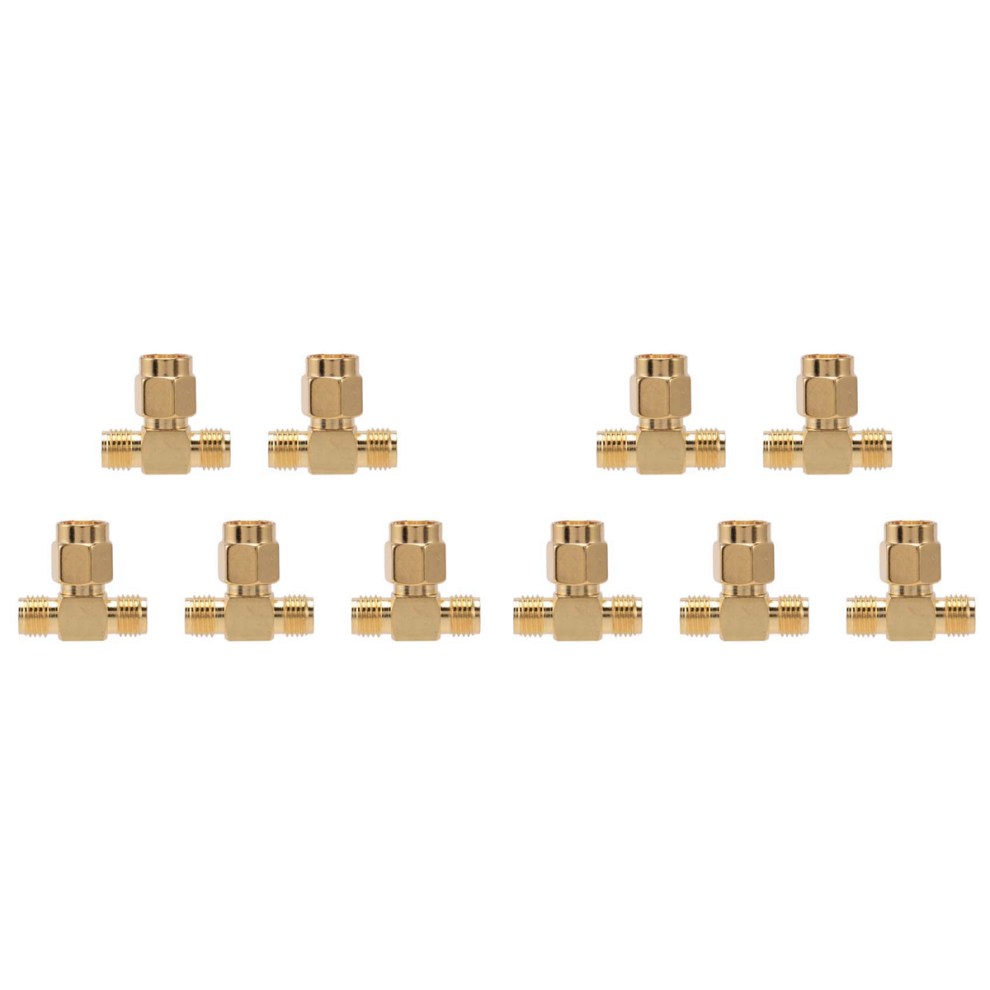 Sma Male To Two Sma Female Triple T Adapter Connector Splitter 4711777527213