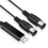 USB MIDI Cable Converter for PC to Piano Keyboard in Studio 6.5Ft 3