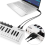 USB MIDI Cable Converter for PC to Piano Keyboard in Studio 6.5Ft 7