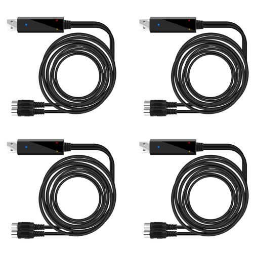 USB MIDI Cable Converter for PC to Piano Keyboard in Studio 6.5Ft 1