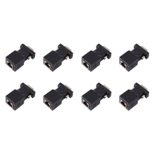 Adattatore per cavo di rete VGA Extender maschio a LAN CAT5 CAT6 RJ45