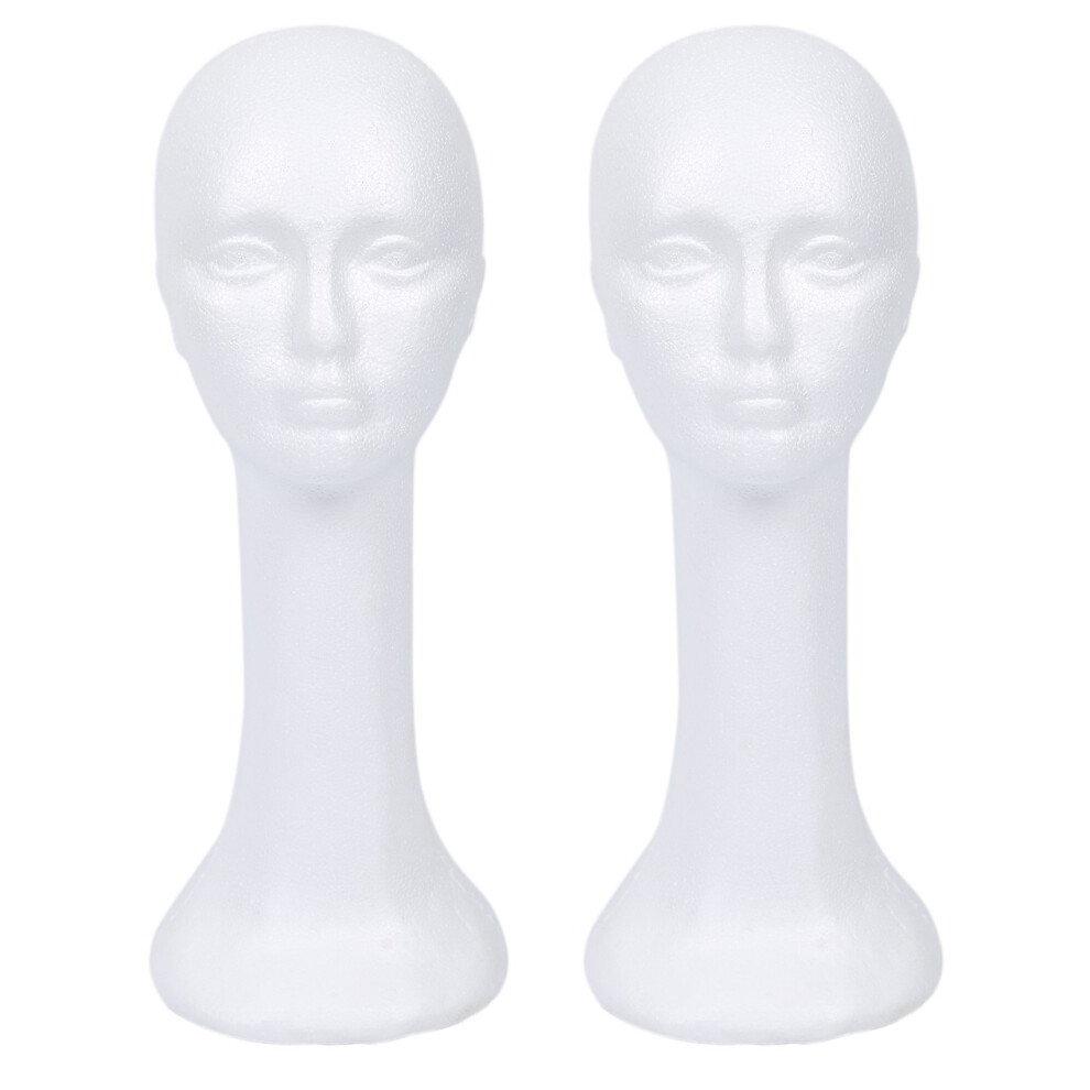 Kvindehovedmodel Briller HåR Paryk Mannequin Hatstativ-image