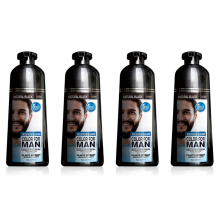 Permanent Beard Dye Shampoo for Men Beard Dying Removal Hair 200ML