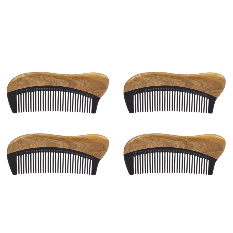 Natural Green Sandalwood Hair Comb - Wooden Comb (Green sandalwood)