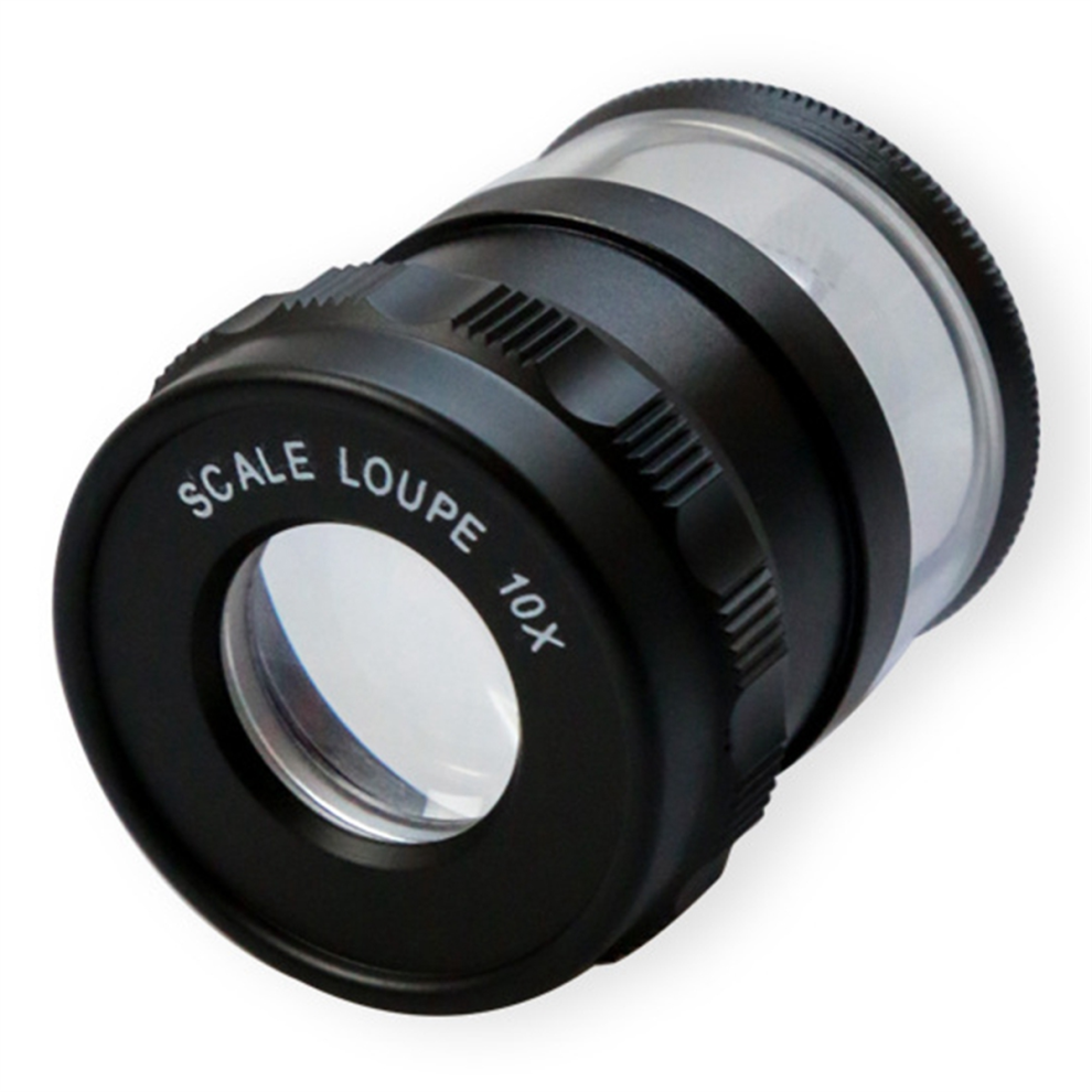 Hand-Held Microscope Magnifying Glass 10X- Jewelers Loupe