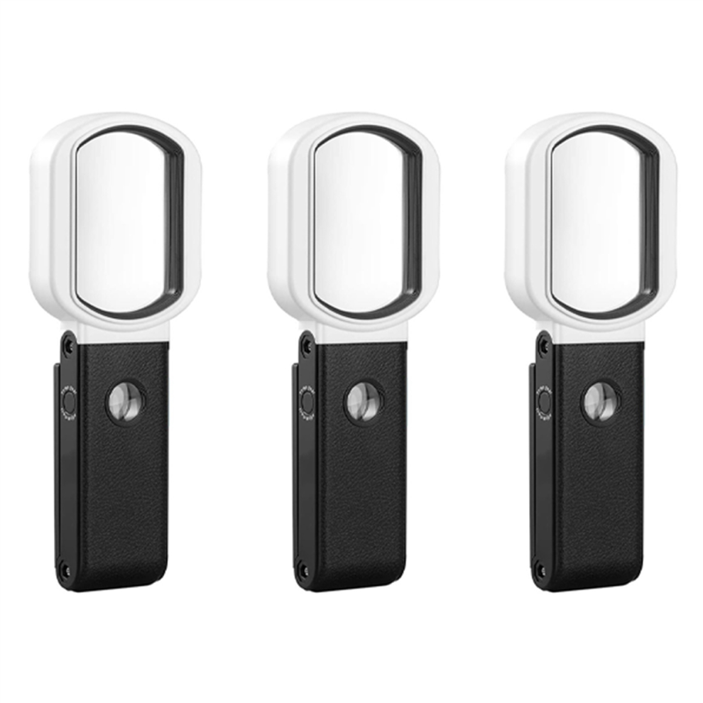 Light With 25X 10X Handheld And Standing Magnifier For Reading