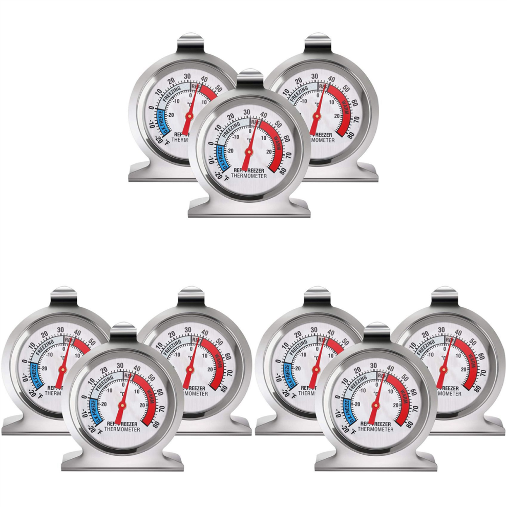 Omã¤Rkt Red Refrigerator Freezer Thermometer Series Large Dial Thermometer