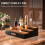 Wooden Cosmetics Storage Box Perfume Display Stand 4