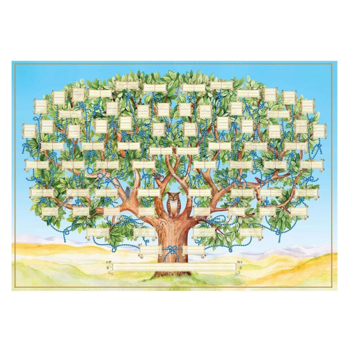 Family Tree Chart to Fill in - Blank Ancestry Chart 6-Generation 1