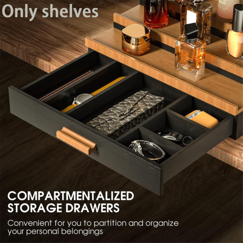 Wooden Cosmetics Storage Box Perfume Display Stand 1