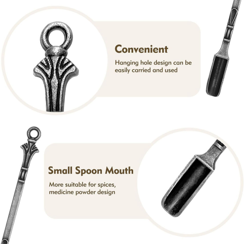 12 Pcs Mini Spoons Set, 4 Colors Mini Spoons 2