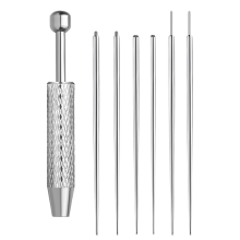 Kit di strumenti per afferrare le sfere perforanti con perni di inserimento