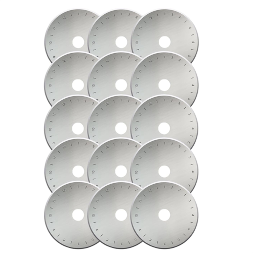 15 Stück 45 mm Rollschneiderklingen für