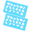 2 Pcs Sheet Metal Duct Fitting Template Reusable Stencils 1