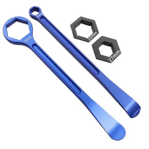 32/10/12/22/27mm Motorcycle Tire Iron Set Combo Levers Set Blue