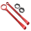 32/10/12/22/27mm Motorcycle Tire Iron Set Combo Levers Set Red 1