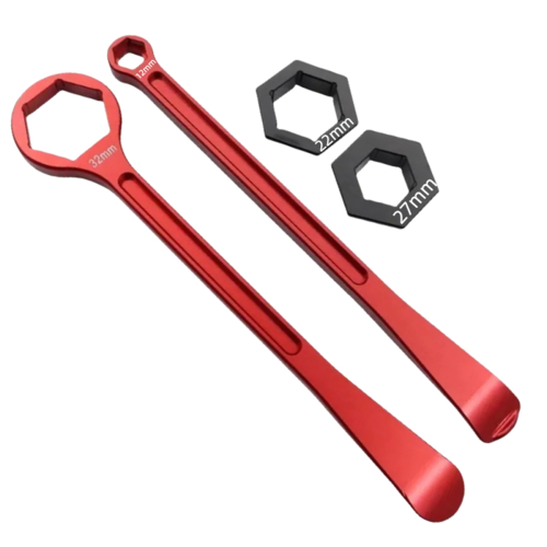 32/10/12/22/27mm Motorcycle Tire Iron Set Combo Levers Set Red