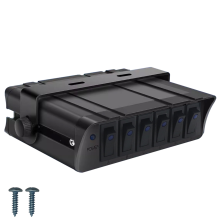 Pannello di controllo degli interruttori con indicatore luminoso a LED per camion barca