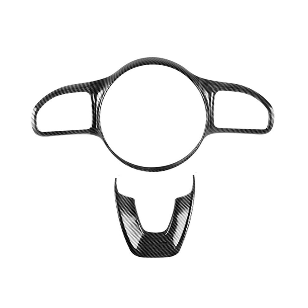 2Pc Steering Wheel Button Frame Sticker Trim For W177 W205 19-20 4852230724579