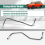 1 Pair Left and Right Front Brake Line Hose for 5