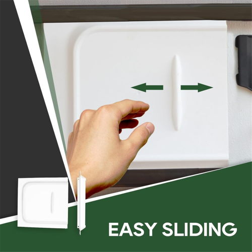 RV Screen Door Slide, 12Inch Panel with Slide Stop 1