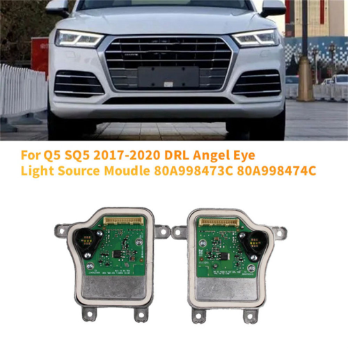 1 Paar Frontscheinwerfer-LED-Module mit Tagfahrlicht und Angel Eyes 1