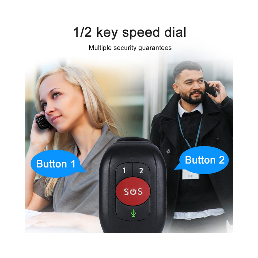 Elderly SOS Watch GPS Tracking Wristband Bracelet Emergency Alarm-B