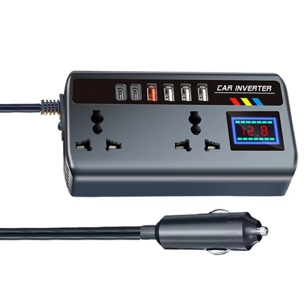 Car Inverter Converter 12V/24V To 220V Fast Charging Ports 4712529095158