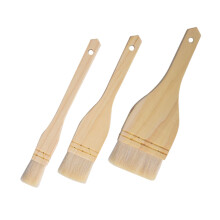 1 set of grilling and baking brushes versatile kitchen brush for even application of oil for BBQ and steak roasting to clean and durable 3 pieces
