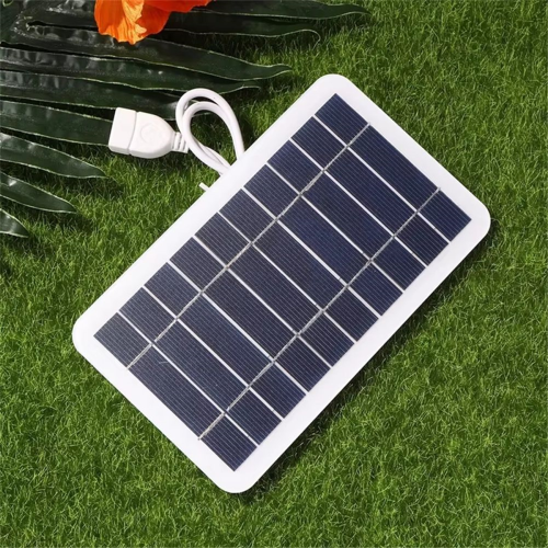 5V Solarpanel 2W Typ-C Ladekabel Flexibles Kit Leichtes Mini-System 1