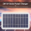 5V Solarpanel 2W Typ-C Ladekabel Flexibles Kit Leichtes Mini-System 4