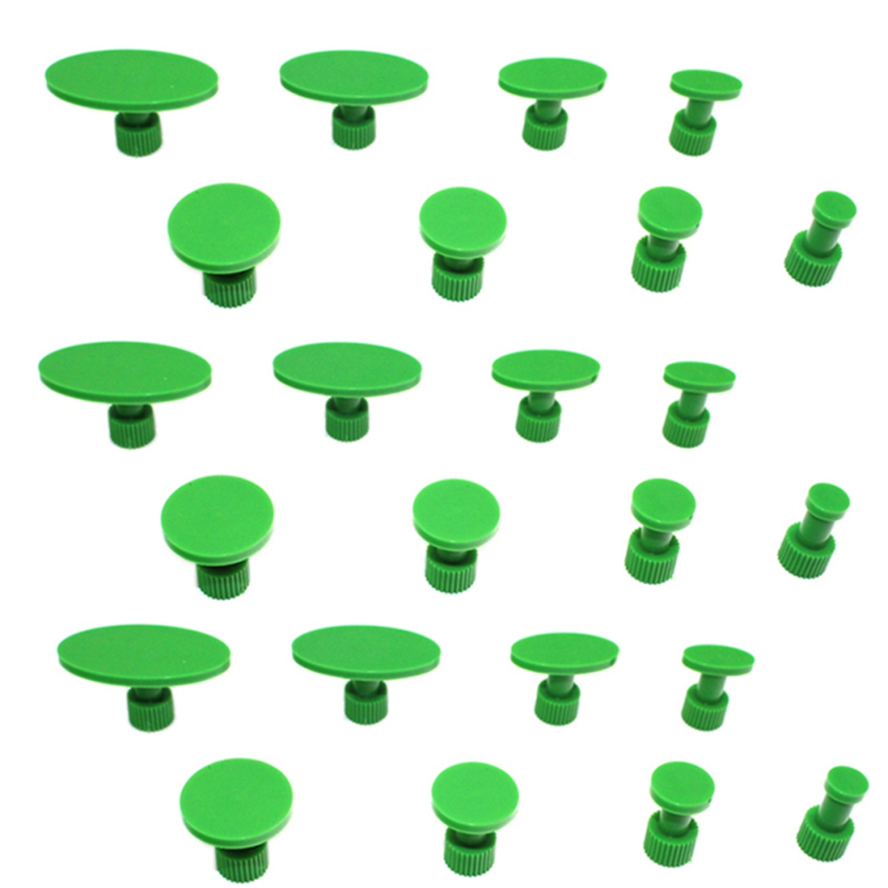 24Pcs Glue Tabs Dent Puller Removal Tool For Auto Paint-Less Green 4712529084398